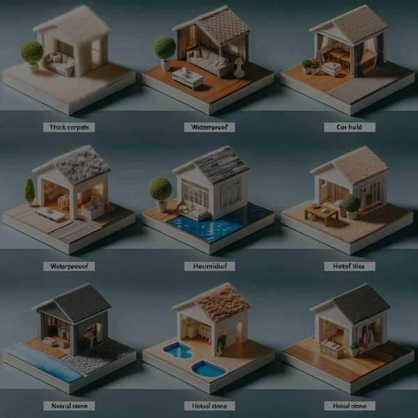 Quels revêtements de sol sont les plus adaptés pour les maisons situées dans des climats extrêmes ?